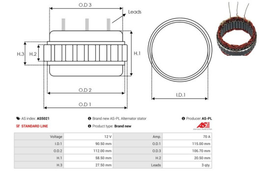 Stator, generator, Image 2