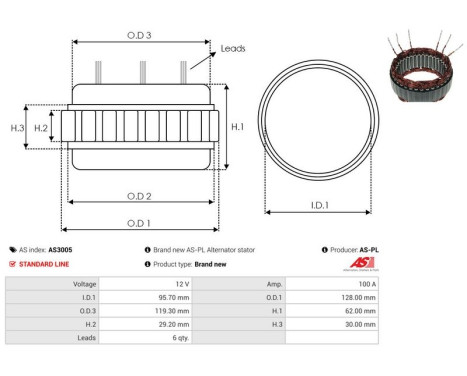 Stator, generator, Image 2