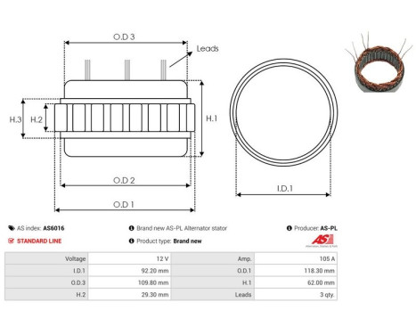 Stator, generator, Image 2