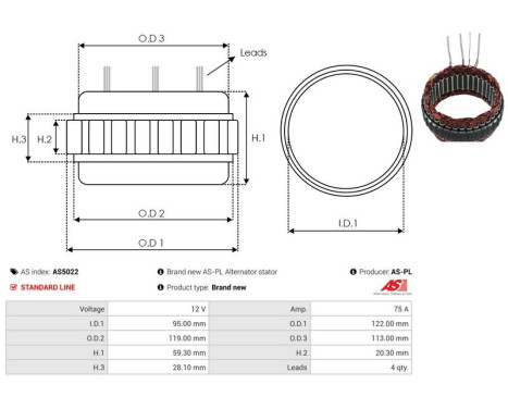 Stator, generator, Image 2