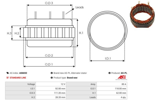 Stator, generator, Image 2