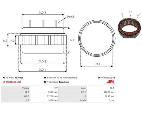 Stator, generator, Image 2