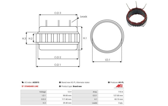 Stator, generator, Image 2