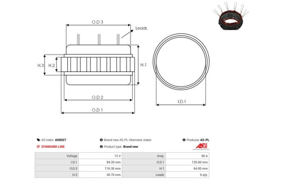 Stator, generator, Image 2