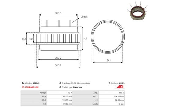 Stator, generator, Image 2