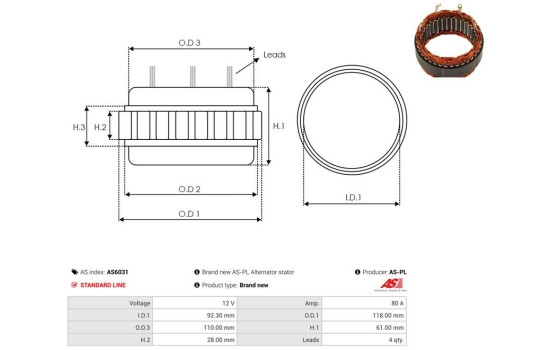 Stator, generator, Image 2
