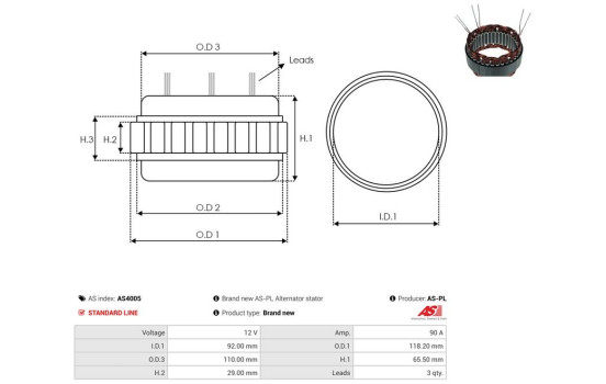 Stator, generator, Image 2