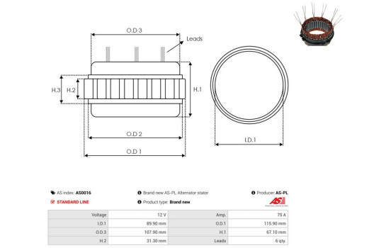 Stator, generator, Image 2