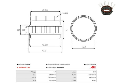 Stator, generator, Image 2