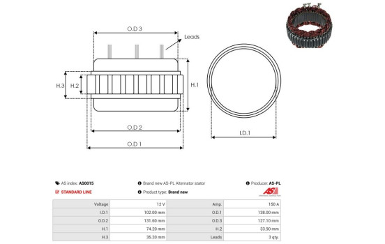Stator, generator, Image 2