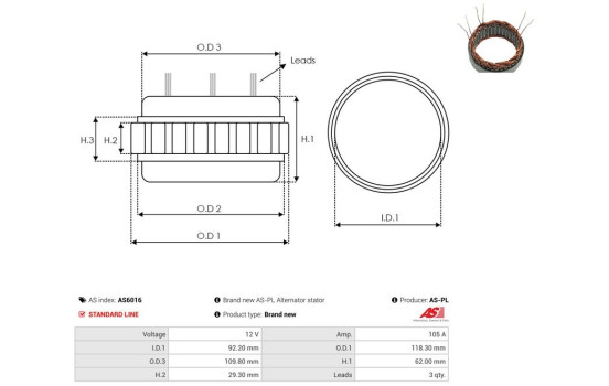 Stator, generator, Image 2