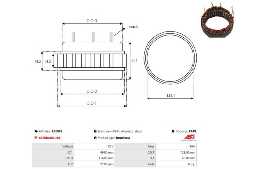 Stator, generator, Image 2