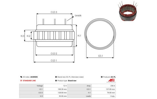 Stator, generator, Image 2