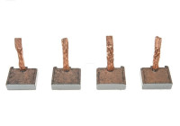 Carbon brush, starter motor
