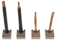 Carbon brush, starter motor