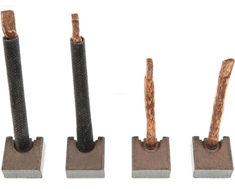 Carbon brush, starter motor