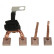 Carbon brush, starter motor