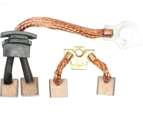 Carbon brush, starter motor