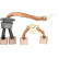 Carbon brush, starter motor