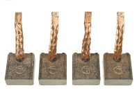 Carbon brush, starter motor
