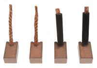 Carbon brush, starter motor