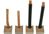 Carbon brush, starter motor