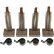Carbon brush, starter motor