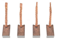 Carbon brush, starter motor