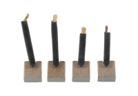 Carbon brush, starter motor