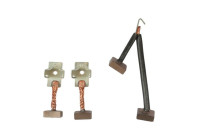 Carbon brush, starter motor