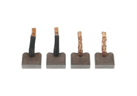 Carbon brush, starter motor