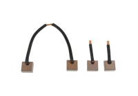 Carbon brush, starter motor