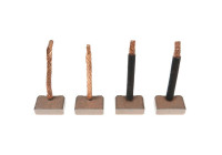 Carbon brush, starter motor