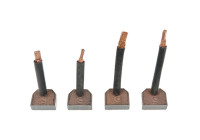 Carbon brush, starter motor