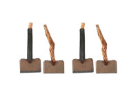 Carbon brush, starter motor