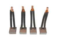 Carbon brush, starter motor