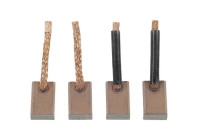 Carbon brush, starter motor