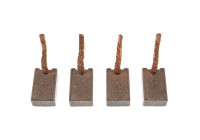 Carbon brush, starter motor