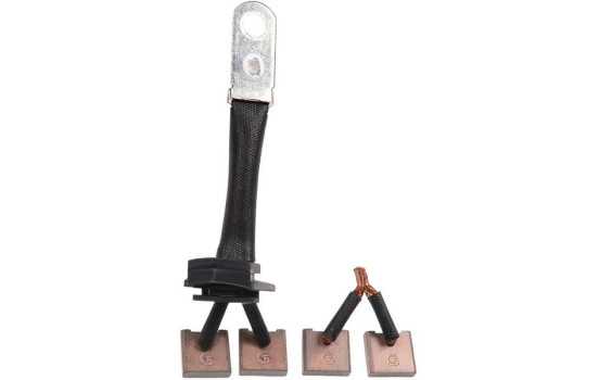 Carbon brush, starter motor