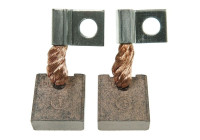 Carbon brush, starter motor