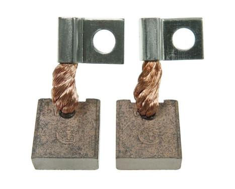 Carbon brush, starter motor