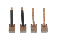 Carbon brush, starter motor