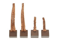 Carbon brush, starter motor