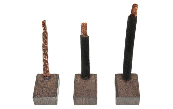 Carbon brush, starter motor