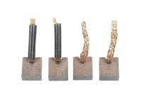 Carbon brush, starter motor