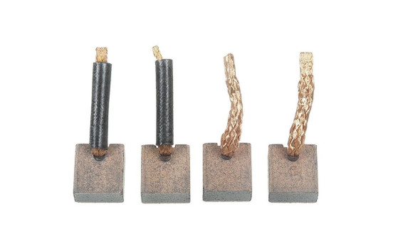 Carbon brush, starter motor