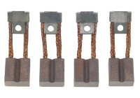 Carbon brush, starter motor