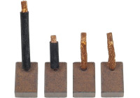 Carbon brush, starter motor