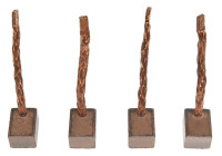 Carbon brush, starter motor