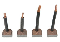 Carbon brush, starter motor
